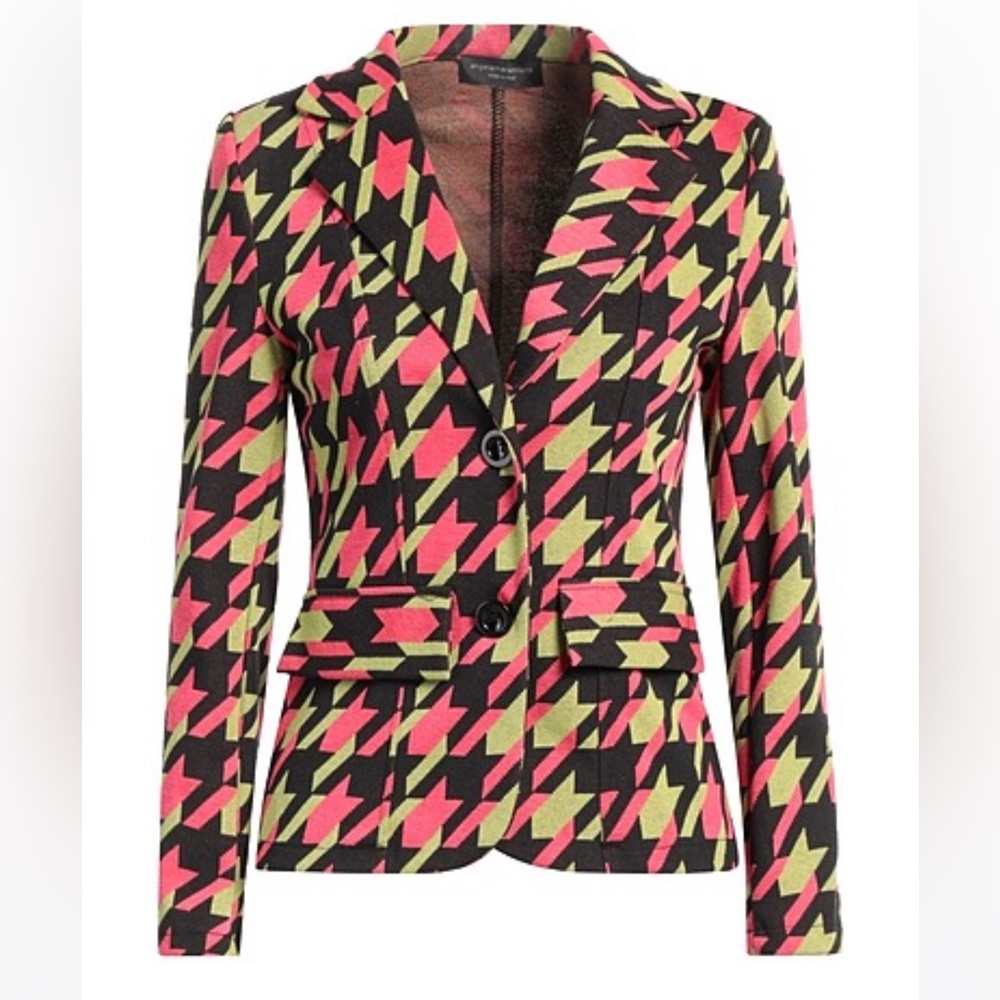 Angel Mele Milano Knit Blazer tailored $450 S